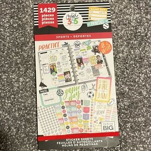 The Happy Planner Sports Value Pack Stickers